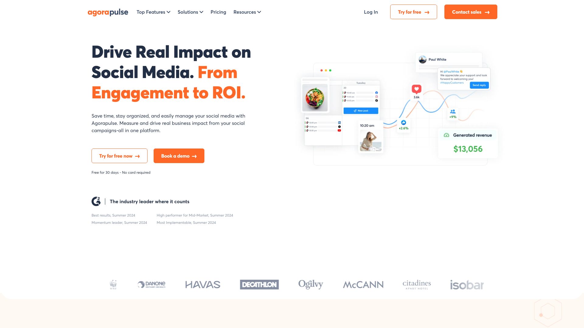 Agorapulse screenshot