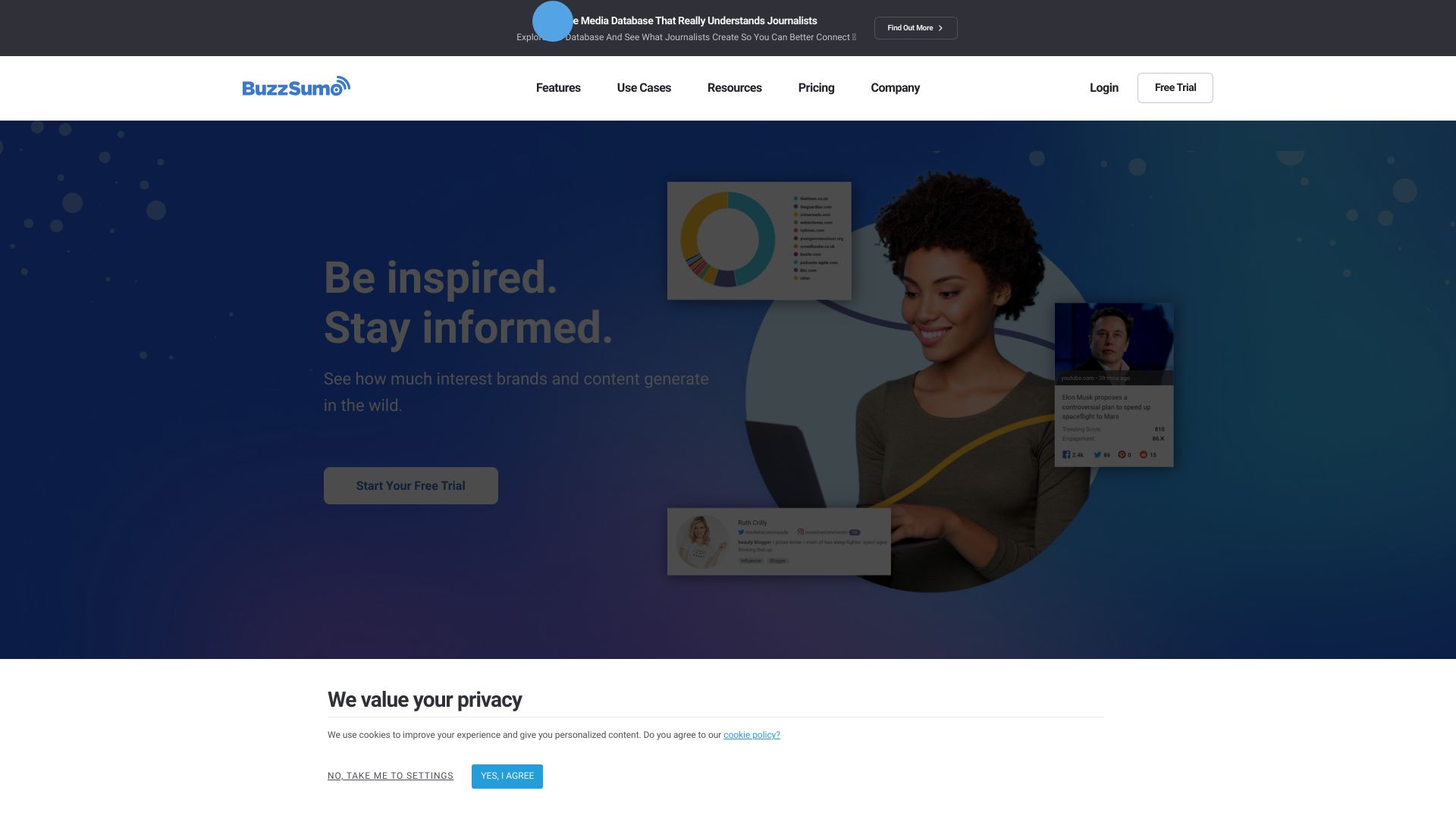 BuzzSumo screenshot