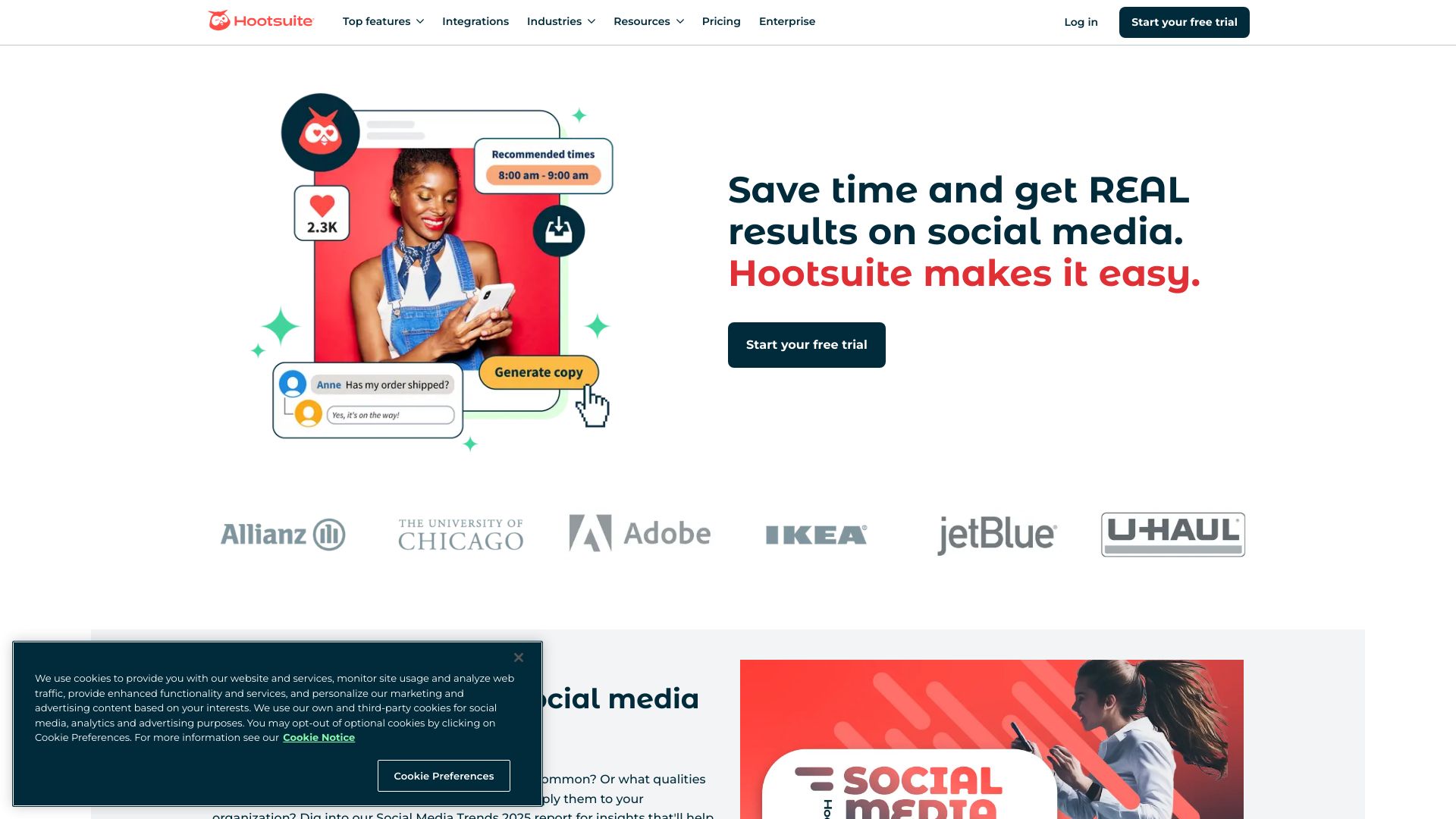 Hootsuite screenshot