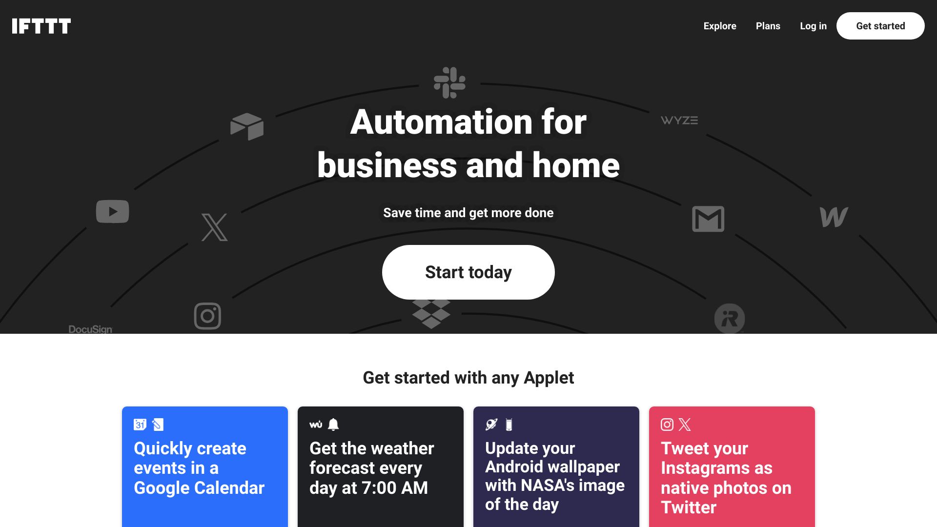 IFTTT screenshot