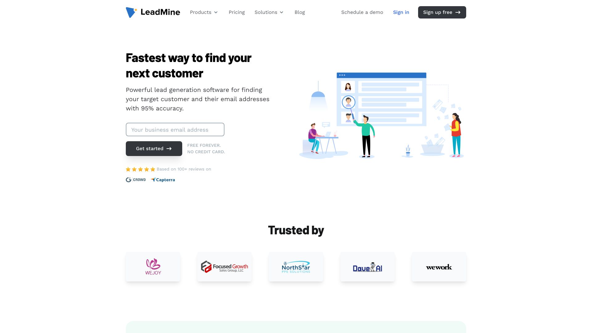 LeadMine screenshot