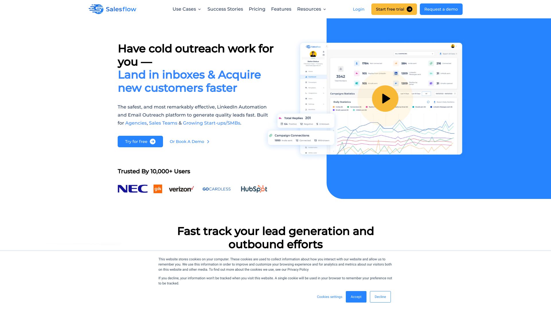 SalesFlow screenshot